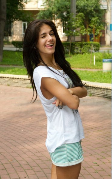 Проститутка Киева Женя, путана брюнетка - большое фото