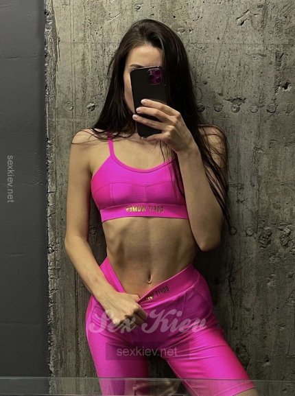 Проститутка Киева Настя, шлюха брюнетка - большое фото